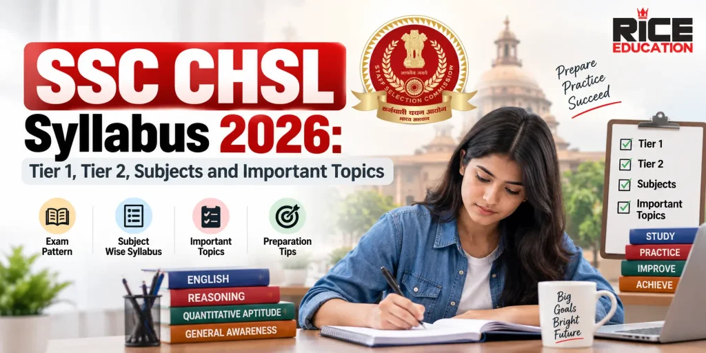 SSC CHSL Syllabus 2026: Tier 1, Tier 2, Subjects and Important Topics